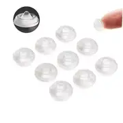 Cabinet Door Bumpers Pads Clear 1/2" 50PCS Soft Close Drawer 50 Circular Dot
