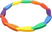 12pcs Balance Stepping Stones, Balance Blocks for Kids, Obstacle Courses Play Indoor Outdoor, Kids Fitness Equipment Promotes Coordination and Strength/7587 (Color : OneColor)
