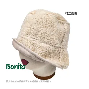 【Bonita】韓國製/麂皮絨毛漁夫帽/690-0596