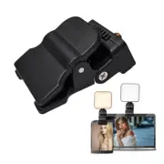 Flexible Phone Tripod Fill Light Clip Camera Flash Holder 1/4 Screw Mount