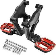 Motorcycle Footpegs for X ADV XADV 750 XADV750 2017-2019 FootPegs Motorcycle Rear Footrests Footpegs Passenger Foot Pegs Pedal Rest(E)