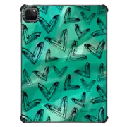iPad Pro 11-inch (3rd/4th gen) iPad Impact Case Dripping Hearts GreenTeal B
