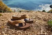 [Reef] Reef Men's Cushion Lux Flip Flops Slippers in Toffee Brown Size 09 09 Toffee Brown