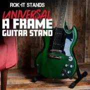 Rok-It Compact and Universal A-Frame Stand for Acoustic, Electric, or Bass Gu...