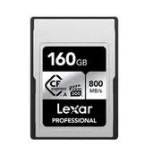 Lexar Professional CFexpress Type A card Silver series 160GB -- CFexpress Type A Professional Silver Series, up to 800MB/s read, 700MB/s write