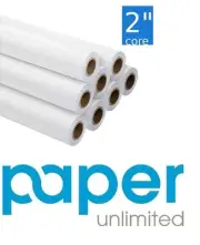 8 Rolls 24" x 150' 20 lb Bond CAD Plotter Paper Inkjet 2" Core HP Design Jet