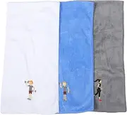 CTIRCHIU 3pcs Microfiber Sports Towels for Women Absorbent Sweat Towels for Fitness Lightweight Quick-Drying Portable