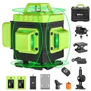 IMAYCC Laser Level 360 Self Leveling, 16 Lines Green Beam Laser Level, 4x360 ...