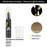 Touch Up Paint For Maserati All Models 666074 Dorato With Polish Paste