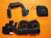 new for clevo P950hp ER HR P955ER cpu fan+GPU fan heatsink 4 wires