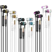 6Pack Earbuds Headphones Wired with Microphone，in-Ear Earbuds,Noise Isolating...