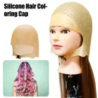 Silicone Hair Highlights Cap With Needle Reusable Hair Coloring Hair Hat Dye SFK