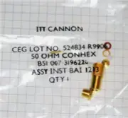 ITT Cannon B51 007 3196220 SMB Straight Clamp Plug