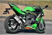CORSA-EVOII Slip-on Muffler for Motorcycles, Stainless Steel, Government Certified, ZX-4RR / ZX-4R SE 2023-8BL-ZX400P G435-64-P1J