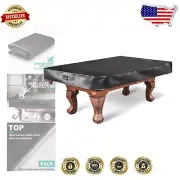 Waterproof Leatherette Billiard Pool Table Cover - Fits 7-9 Ft Tables