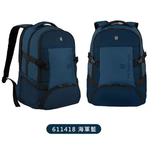 VICTORINOX 瑞士維氏 Vx Sport EVO 16吋豪華雙層後背包-時尚黑