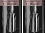 Champagne Bottle Chocolate Candy Mold- Extra large size
