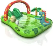 Inflatable Kids Pool Airefina Dino Planet Inflatable Play Center Kiddie Pool ...