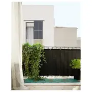 Ikea Black Balcony Privacy Screen Outdoors Canvas Wind Sun Shield Polyester New
