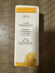 GiGi Small Cloth Epilating Strips for Face and Bikini Hair Waxing/Hair Removal