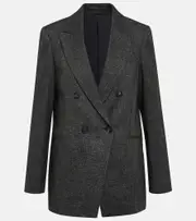 [Brunello Cucinelli] Brunello Cucinelli Double-breasted blazer AU 10 grey