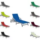 Garden Sun Lounger with Cushion Outdoor Seat Day Bed Solid Wood Acacia vidaXL