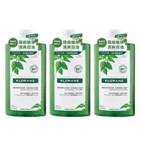 在飛比找PChome24h購物優惠-Klorane蔻蘿蘭 控油洗髮精400ml三入組