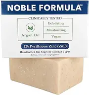 Noble Formula 2% Pyrithione Zinc (ZnP) Argan Oil Bar Soap 3.25 oz
