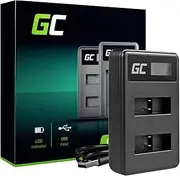 Green Cell® AHBBP-501 Charger for GoPro AHDBT-501 Battery and HERO5 HERO6 Hero 7 Black White Silver Edition Cameras (2.5W 4.35V 0.6A Black)