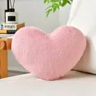 Heart Pillow Pink Throw Pillows Small - 13" x 10", Dusty
