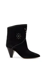 [Isabel Marant] Isabel Marant-Loline Suede Ankle Boots With Micro Studs-Donna 36