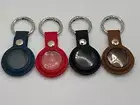 Airtag 4Pack Leather Holder, Air Tag Keychain Case for Apple Tag, Airtags NEW