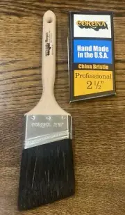 Corona Marquis 2.5” - Black China - Angular Paint Brush