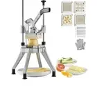 Commercial Vegetable Chopper French Fry Cutter with 4 Blades Potato Slicer