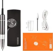 KADS 35000RPM Motorized Nail File 4000MAH High Capacity Battery Motorized Nail Drill Machine USB Charging Perfect For Turning Off Gel Nails Motorized Gel Nail Off Electric Nail File With Bit Nail File