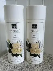 2x YARDLEY Vintage Scented Delicate Rose Perfumed Talcum Talc Body Powder SEALED