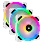 Corsair LL120 RGB White Triple Fan Kit with Lighting Node PRO