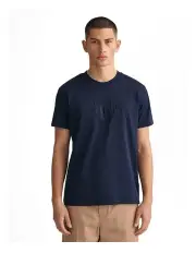 [Gant] Tonal Archive Shield T-shirt in Evening Blue