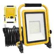 LED Work Light Lhotse 80W Portable Flood Light with Socket Switch Outside Work L