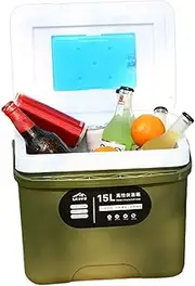 High Capacity Ice Chest - Insulated Heavy-Duty Cooler, Portable Leak-ProofBox | Handle Design Durable Ice Chest for Outdoor Activities, Camping, Fishing, BBQ, Travel, Tailgate, Beach, Hiking, Picnic