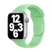 Silicone Sports Band For Apple Watch Series 4-7/SE 38mm 44mm Mint Green