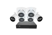 Swann Advanced Wired NVR Security System 8 Channel 6 Cameras 24/7 Recording