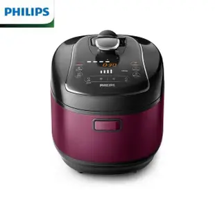 【Philips 飛利浦】智慧萬用電子鍋/壓力鍋/萬用鍋 HD2140 紫小萬/白小萬