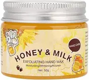 50G Milk Honey Hand Moisturizing Mask, Exfoliating Moisturizing Lightening Hand Care Mask for Dry Cracked Hands Repair of Rough Kkin for Women and Men