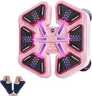 linzezon Music Boxing Machine with Gloves for Kids,Bluetooth Intelligent Boxing Target Wall Mounted Workout Punching Machine for Teenagers Boys Girls Gifts