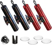 PIRXXIY Car Window Breaker Tool: Life Hammer Car Escape Tool and Seat Belt Cutter, Glass Cutter with 4 Test Glasses