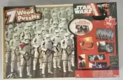 Star Wars "The Force Awakens" 7 Wood Puzzle Set w/Wooden Storage Box-Brand New