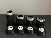 ARRI PL Set 37 58 85 135 Anamorphic Oval Bokeh Cinemod Helios Jupiter Mir Cine