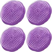 Ipetboom Hair Scalp Massage Brush - 4pcs Massage Scalp Care Hair Brush for Wet Dry Oily Curly Straight Thick Thin Rough Long Short Natural Men Women Kids Pets Hair Care Tools
