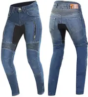 Trilobite Parado Blue Skinny Ladies Motorcycle Jeans, Size 26 34 for Women